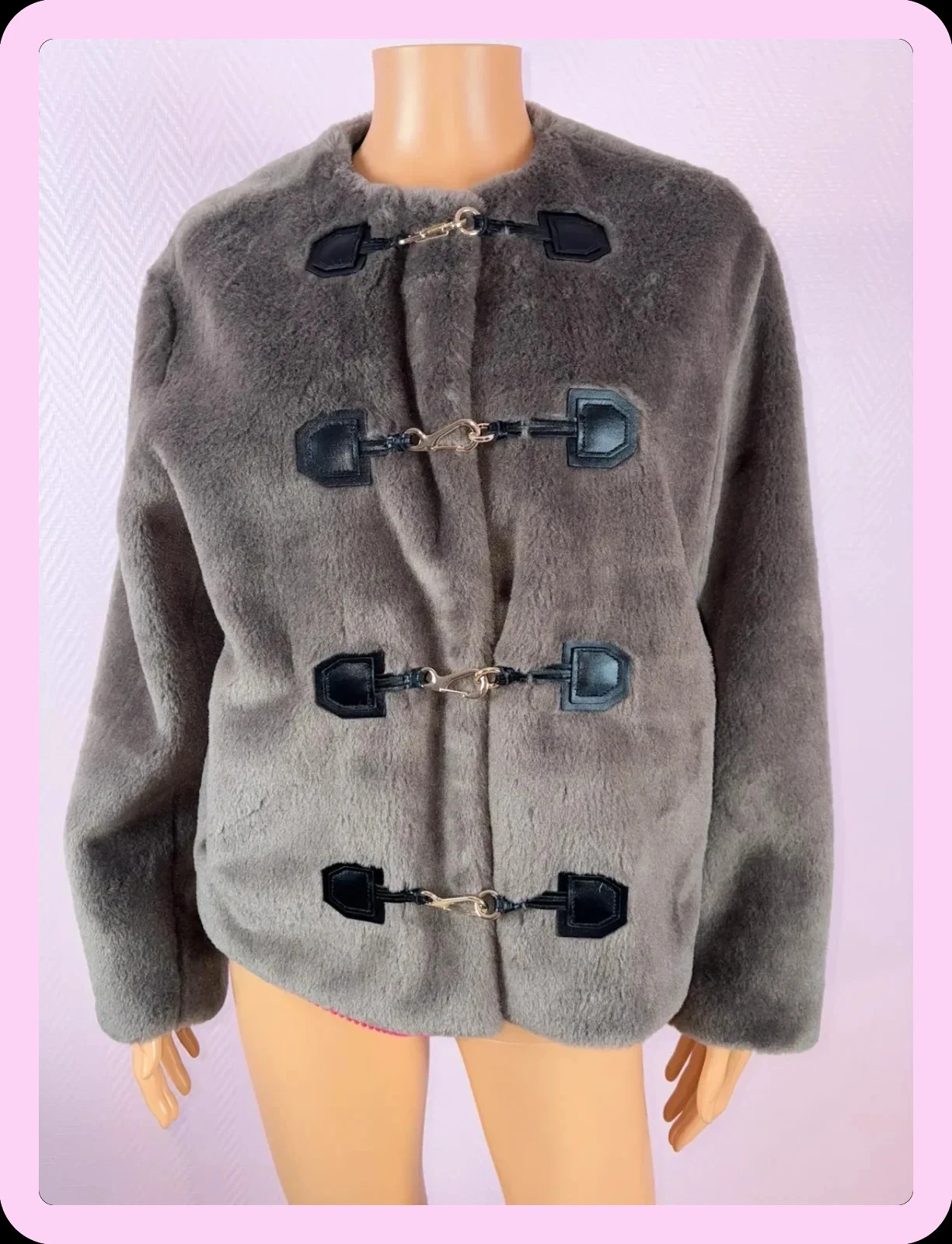 Women's H&M coat jacket size xs super condition rarely worn – photo 3